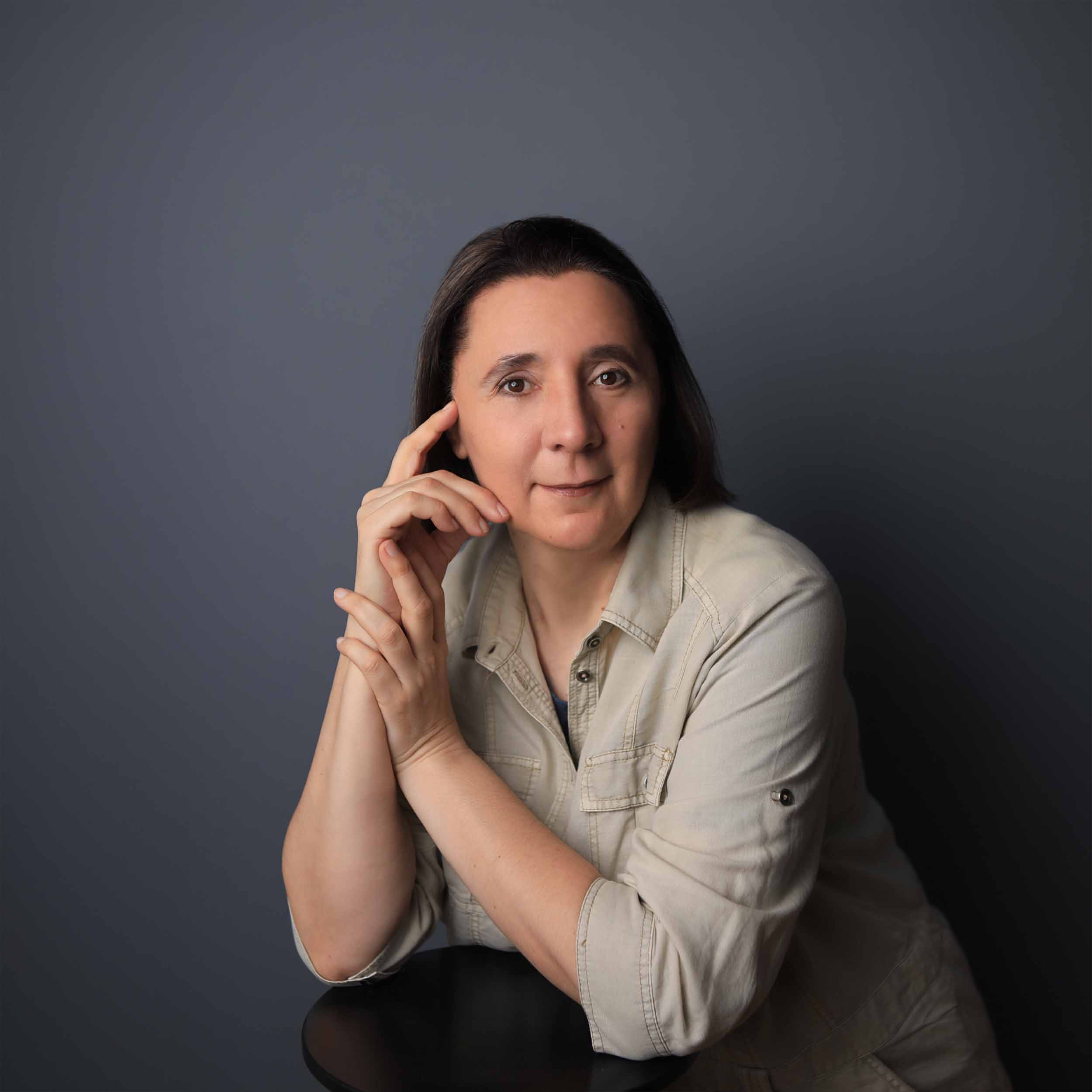 Portrait of Olga Shmatova, artist and teacher